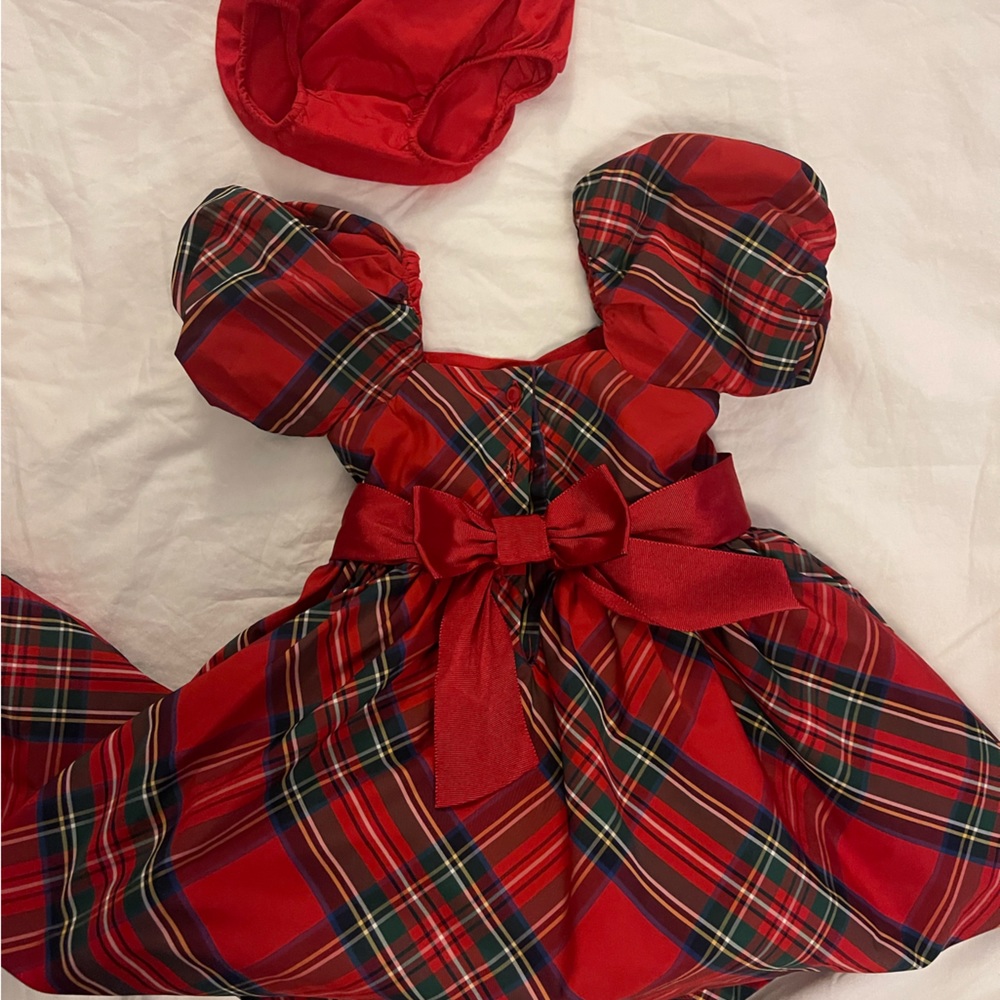 Janie and Jack Your Favorite Tartan Dress. Size 6-12 months
